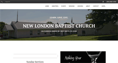 Desktop Screenshot of newlondonbaptist.org