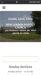 Mobile Screenshot of newlondonbaptist.org